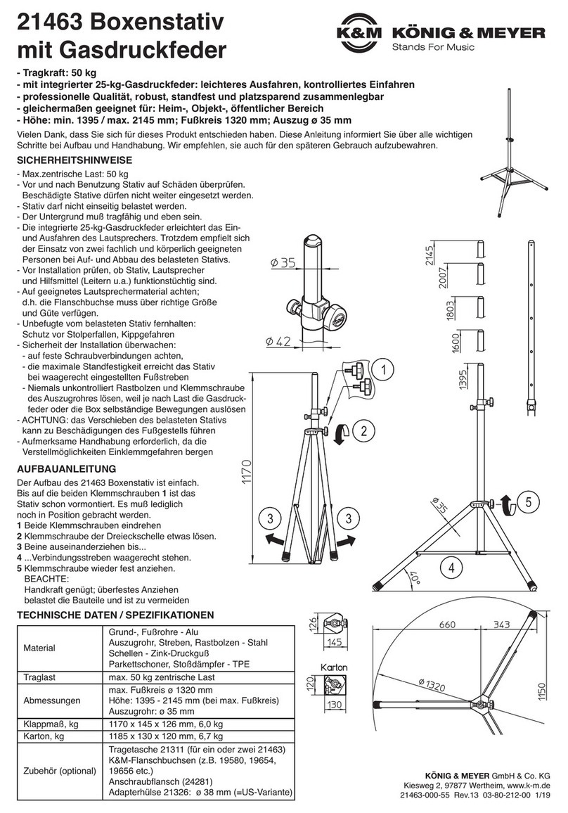 Konig & Meyer 21463 manual