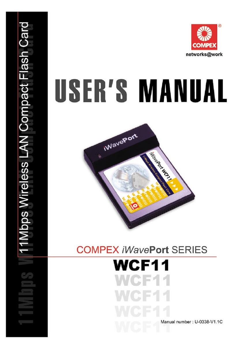 Compex iWavePort Series user manual