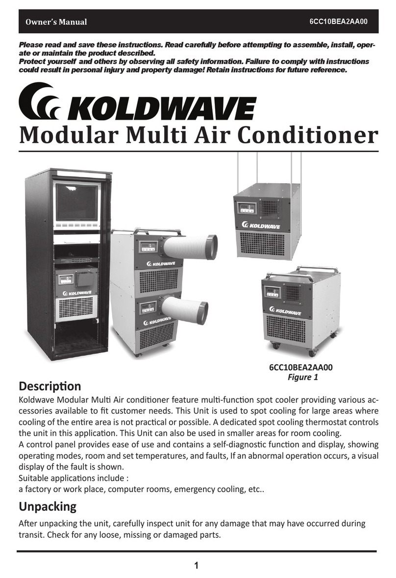 Koldwave 6CC10BEA2AA00 User manual