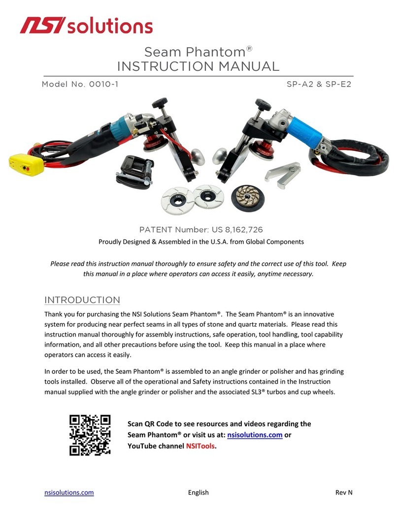 NSI Solutions Seam Phantom SP-A2 instruction manual