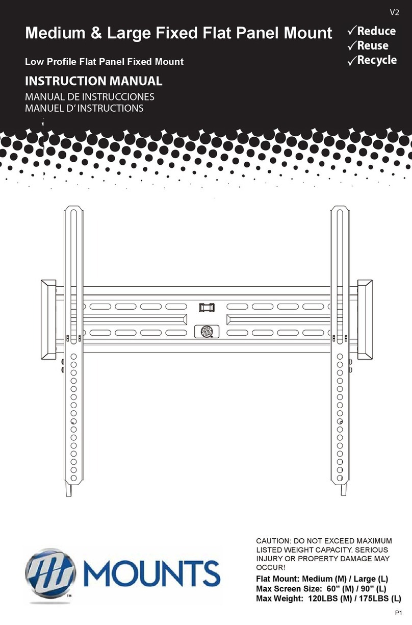 MW MOUNTS MW175F74 instruction manual