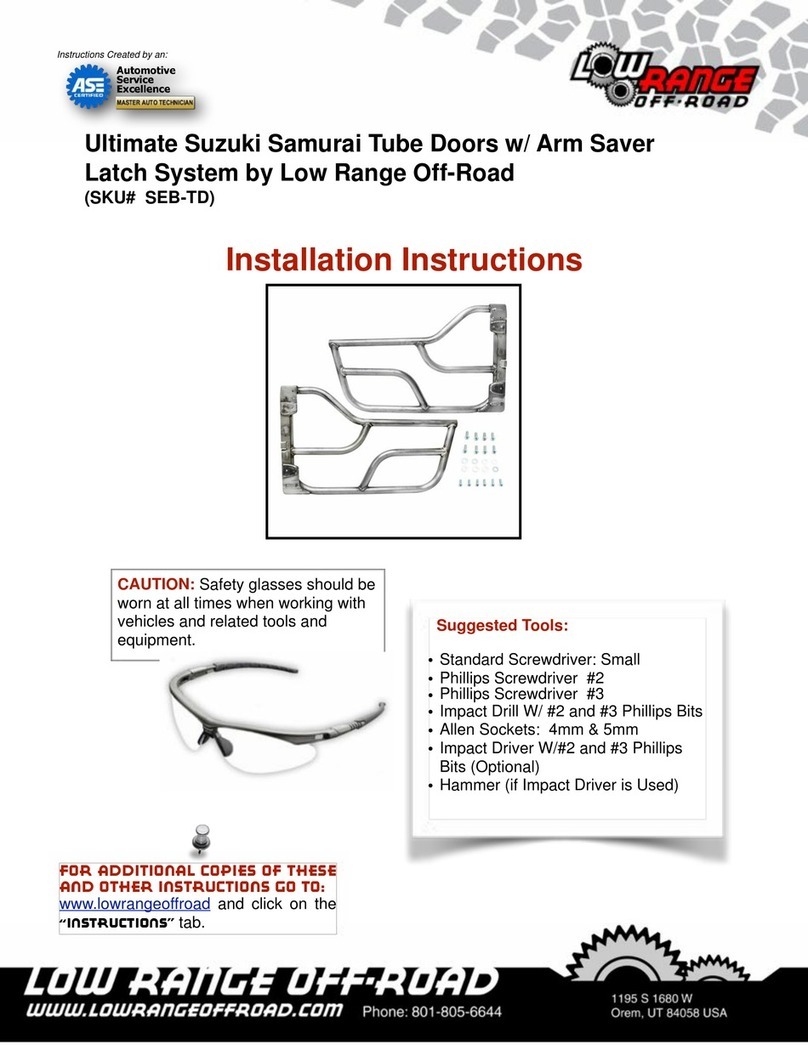 Low Range Off-Road SEB-TD installation instructions