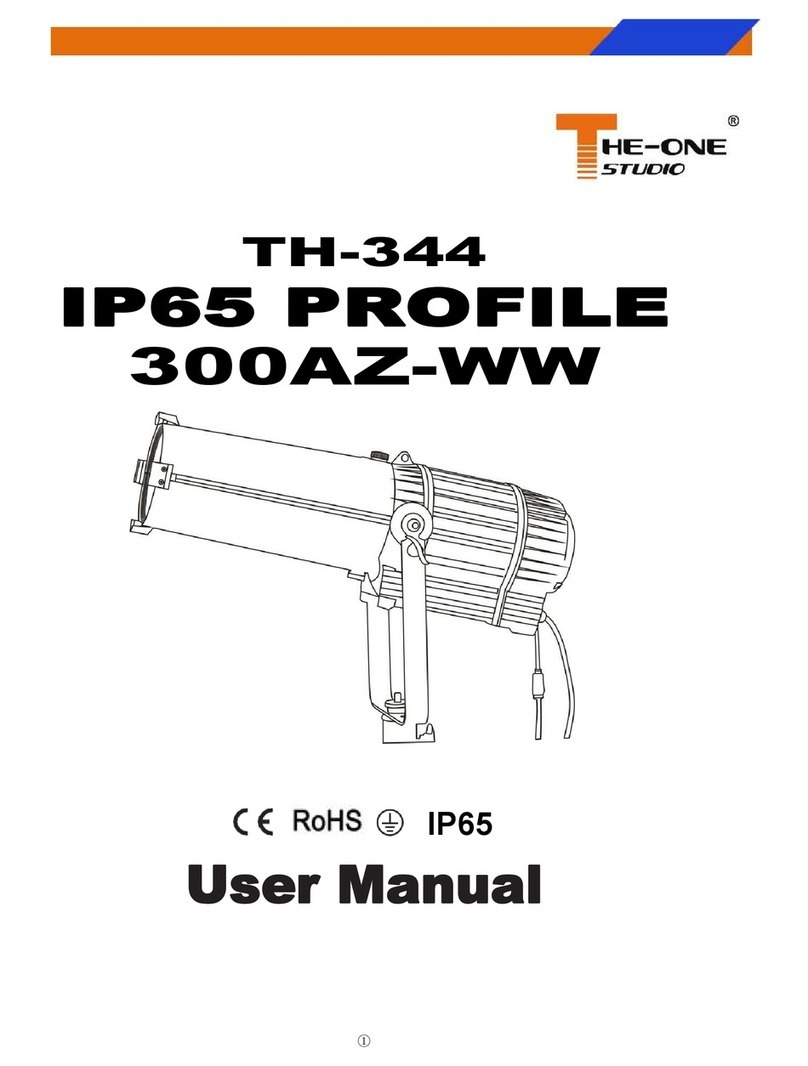 The One Studio TH-344 IP65 PROFILE 300AZ-WW User manual