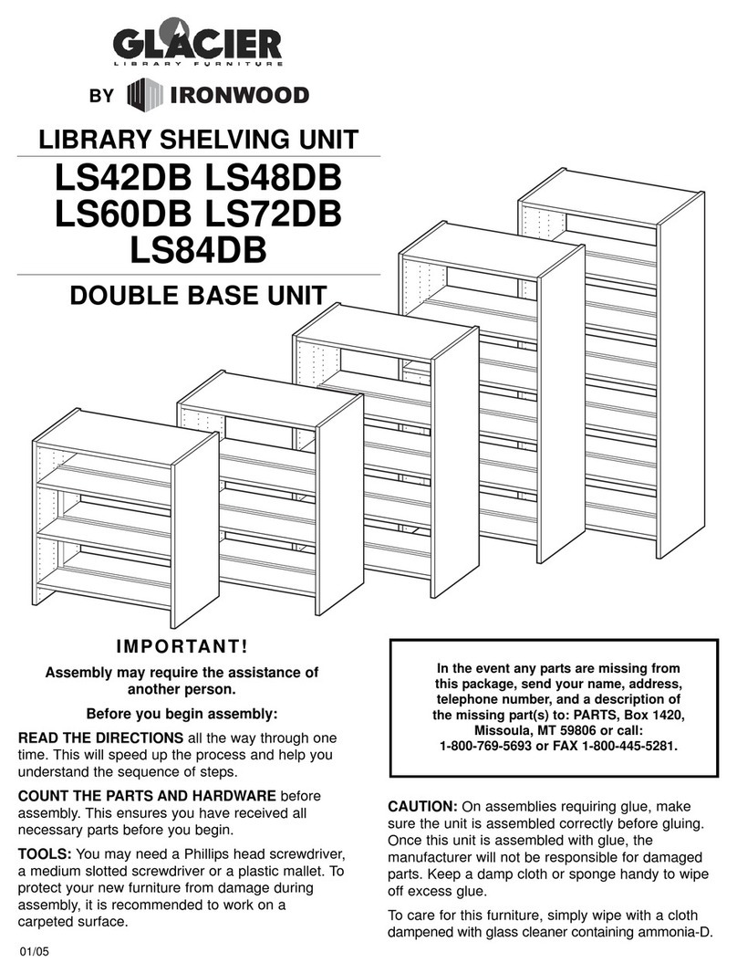 Glacier LS42DB Assembly instructions