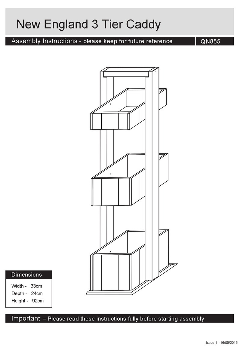 J D Williams New England 3 Tier Caddy QN855 User manual J D Williams New England 3 Tier Caddy QN855 User manual