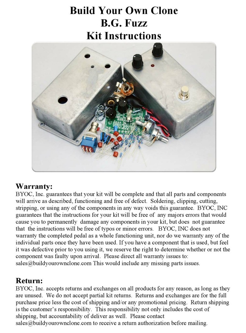 BYOC B.G. Fuzz User manual