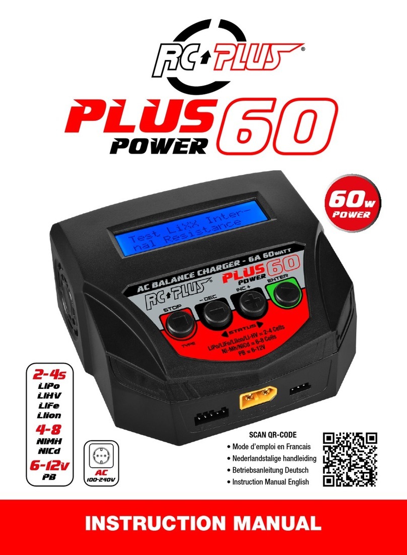 RC-Plus PLUS POWER 60 User manual