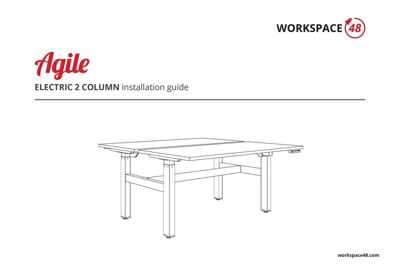 Workspace48 Agile ELECTRIC 2 COLUMN installation guide Workspace48 Agile ELECTRIC 2 COLUMN installation guide