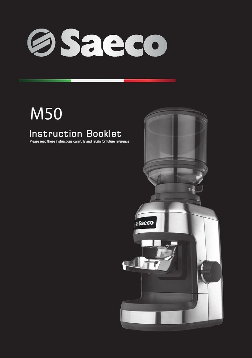 Saeco M-50 Instruction booklet