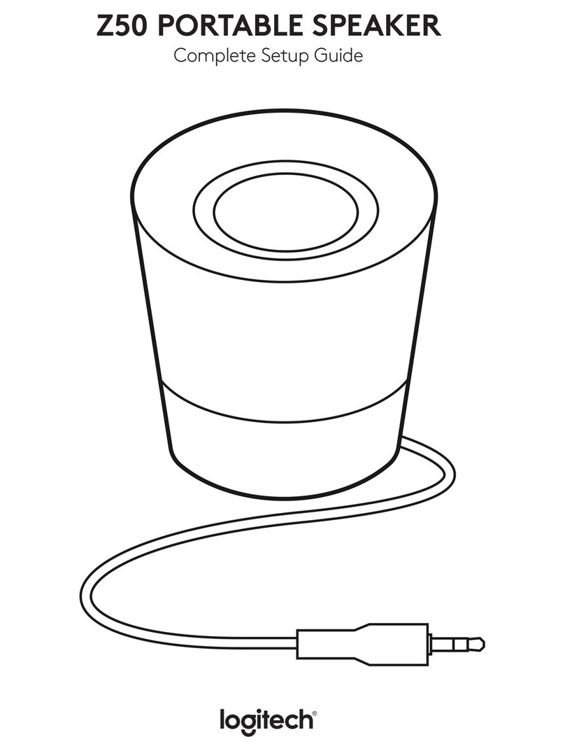 Logitech Z50 User manual Logitech Z50 User manual