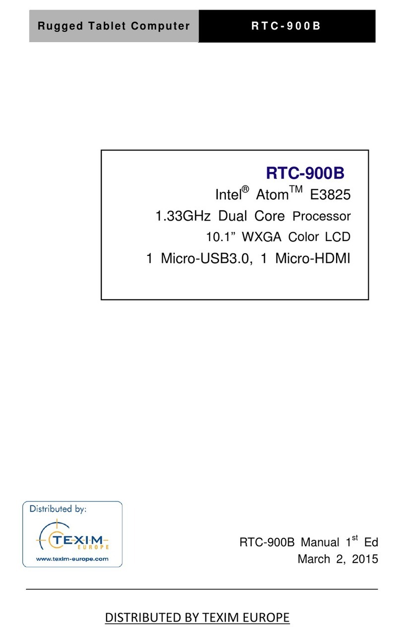 Texim Europe RTC-900B manual