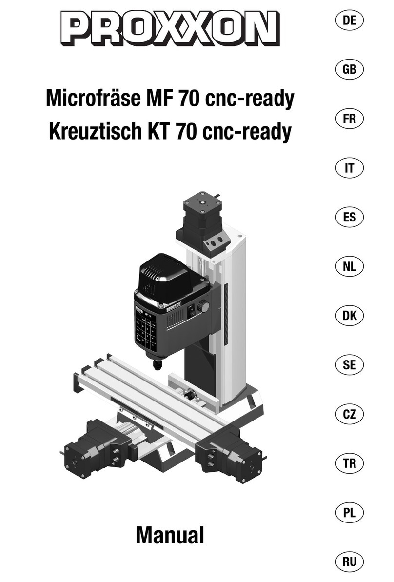 Proxxon MF 70 cnc-ready User manual