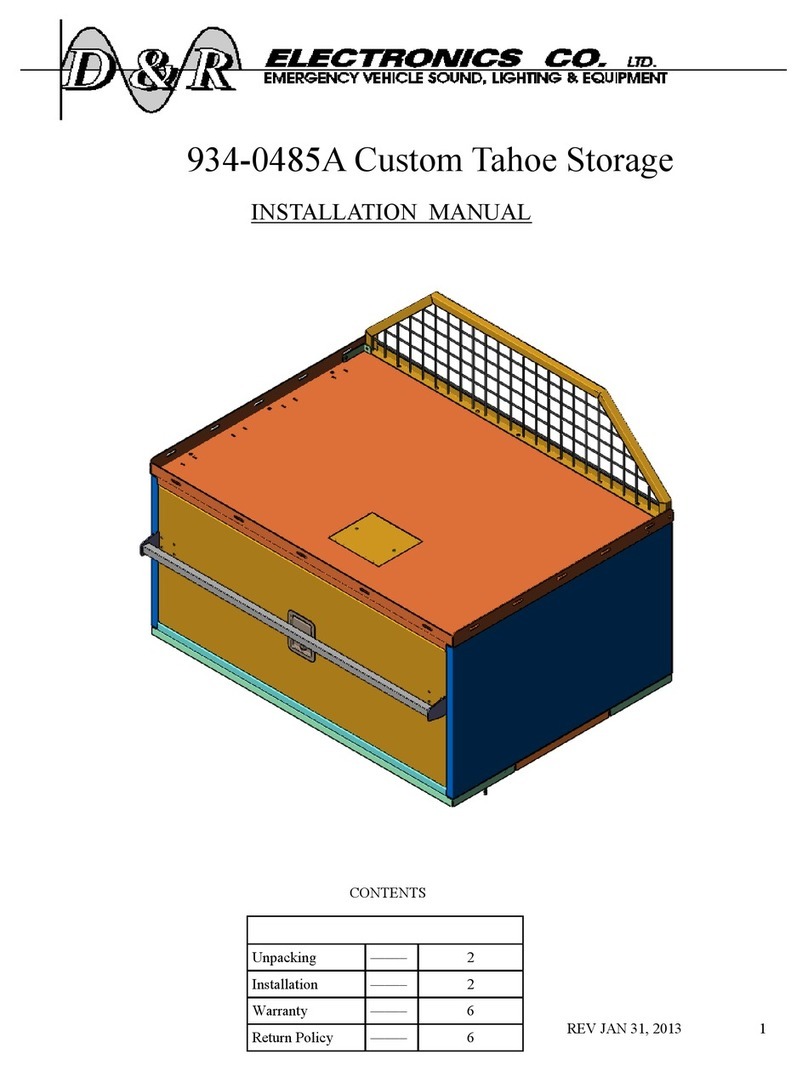 D&R ELECTRONICS 934-0485A installation manual