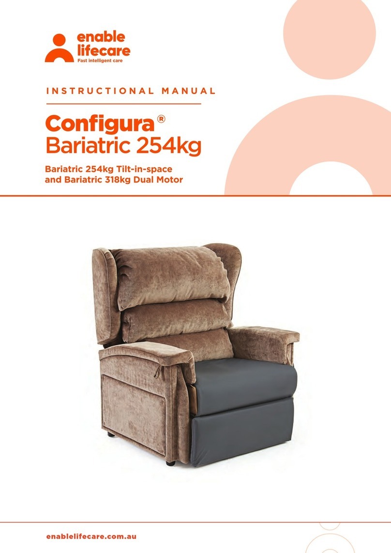 Enable Lifecare Configura Bariatric Instructional manual