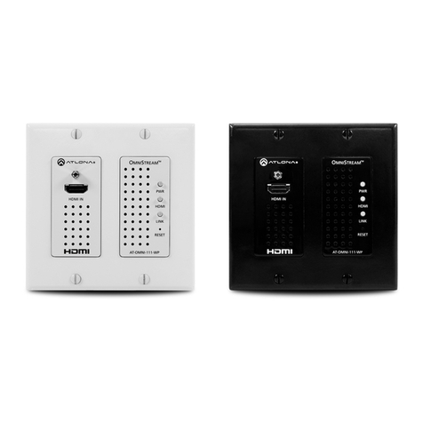 Panduit ATLONA OmniStream 111 WP installation guide Panduit ATLONA OmniStream 111 WP installation guide