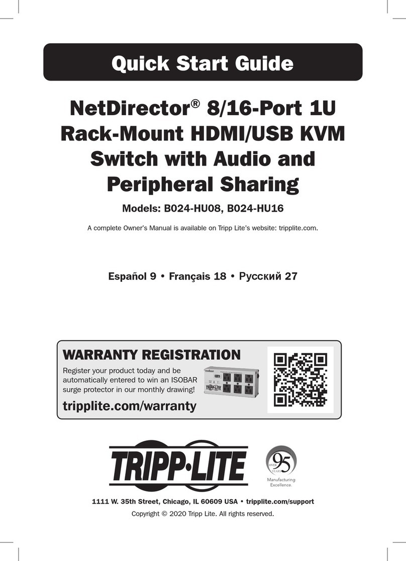 Tripp Lite NetDirector B024-HU08 User manual