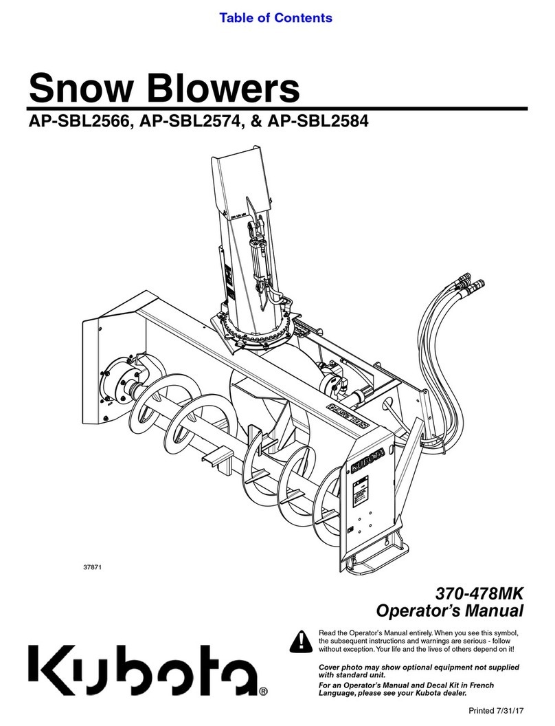 Kubota AP-SBL2566 Operator's manual