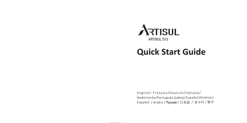 ARTISUL ARTISUL D13 User manual
