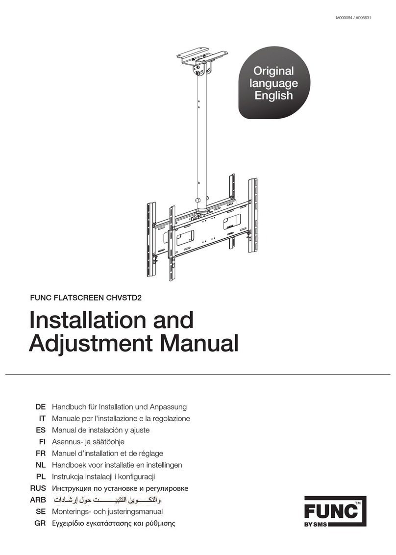 SMS Func Flatscreen CHVSTD2 Installation and adjustment manual