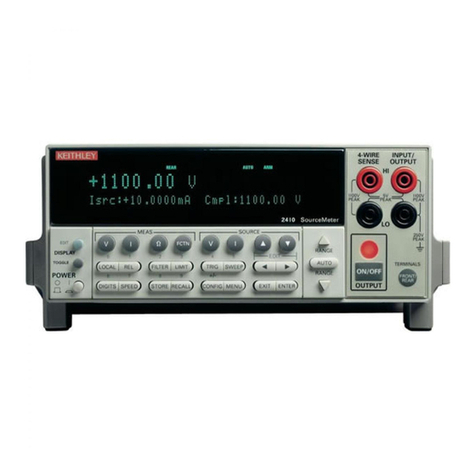 Tektronix Keithley SourceMeter 2410 Service manual