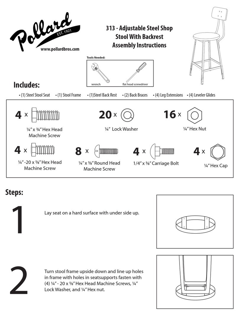 Pollard 313 User manual