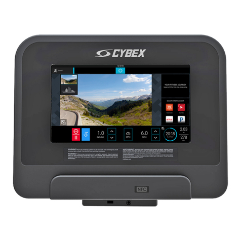 CYBEX 70T Console User manual
