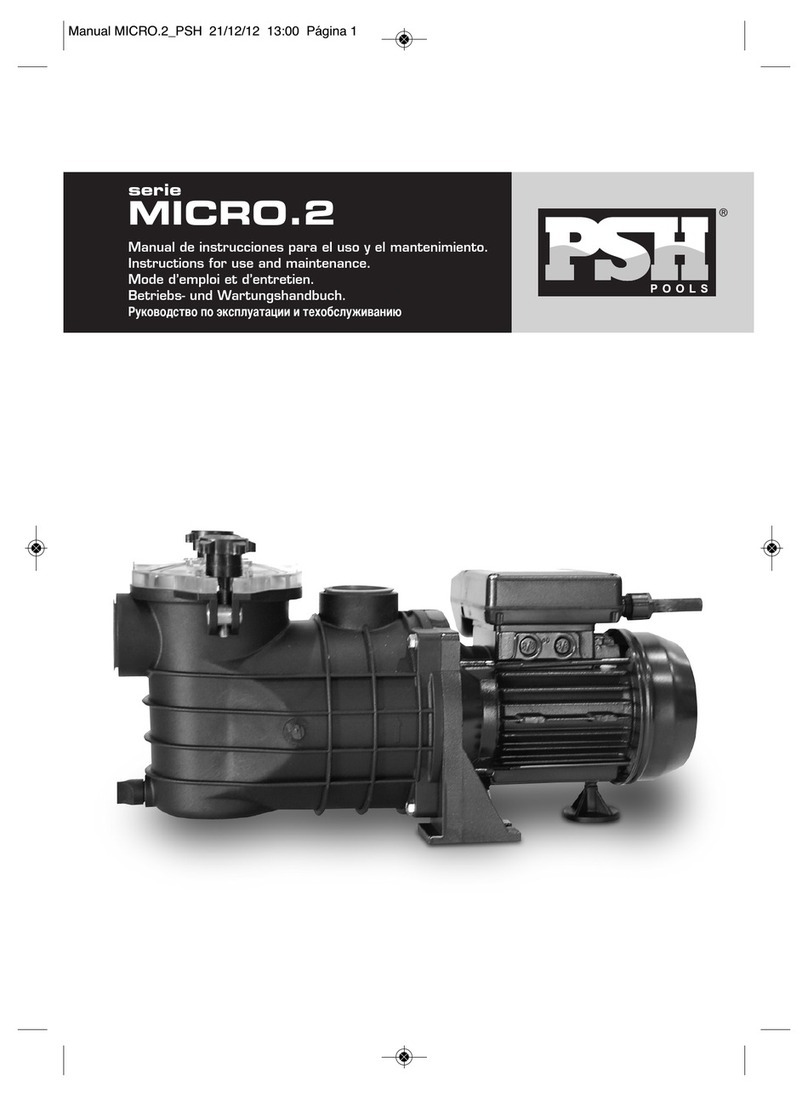 PSH Pools MICRO.2 Series manual