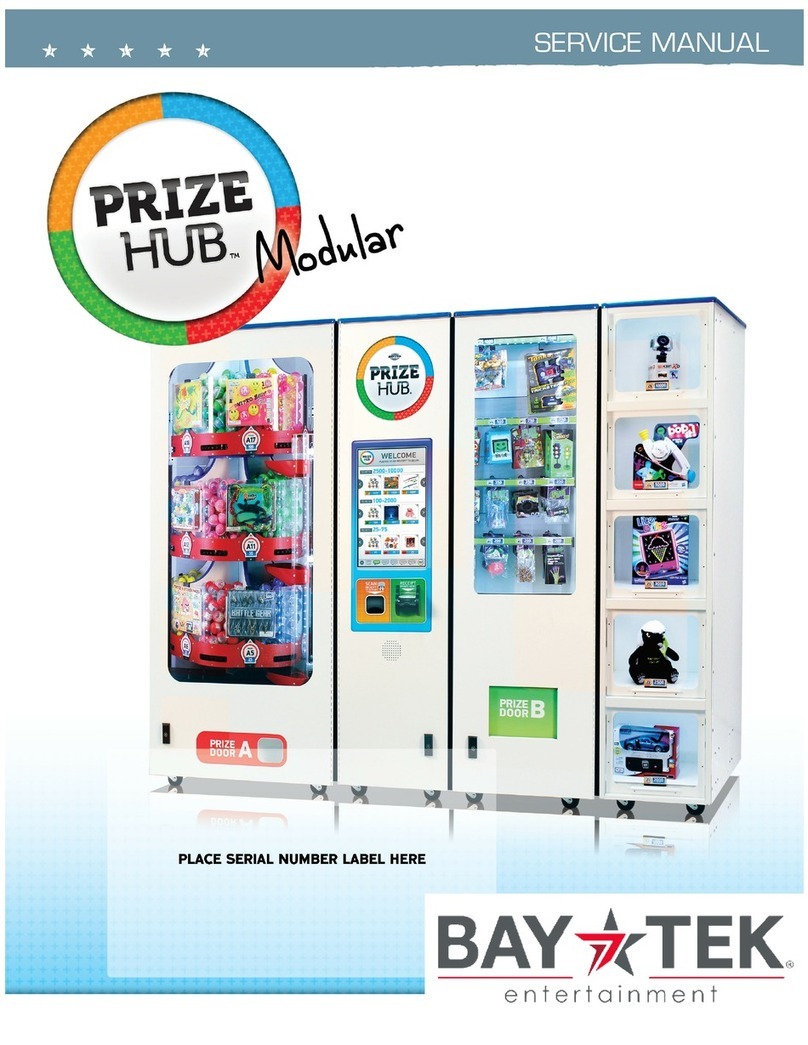 Bay-Tek PRIZE HUB Modular Service manual