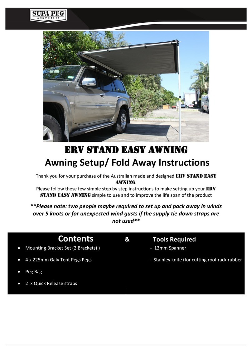 SUPA PEG ERV Setup / Fold Away Instructions