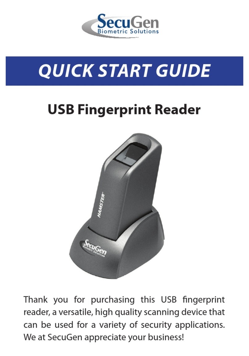 SecuGen Hamster Series quick start guide