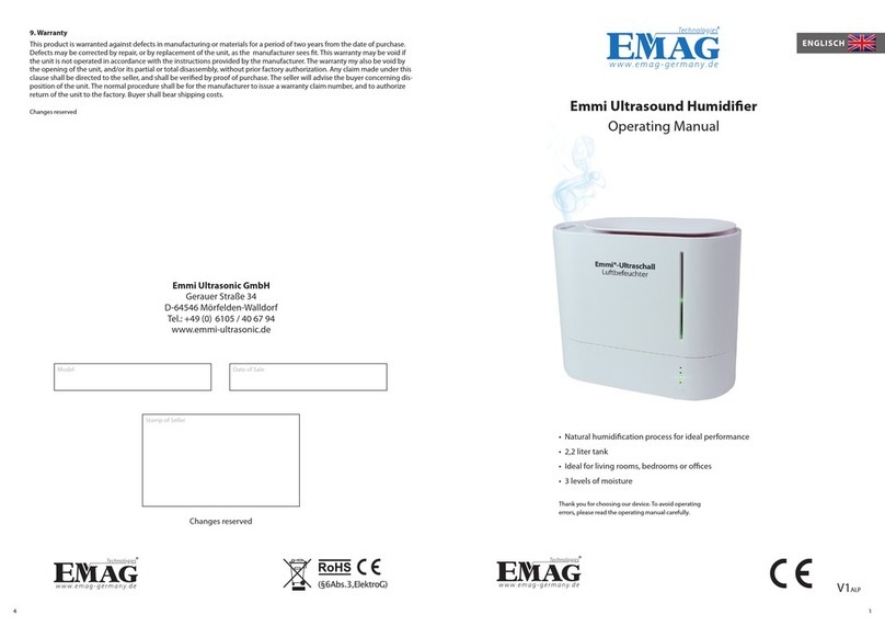 E-MAG Emmi operating manual
