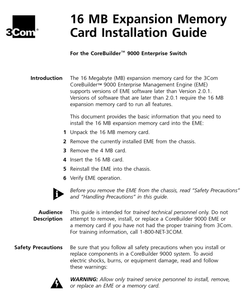 3Com CoreBuilder 9000 User manual