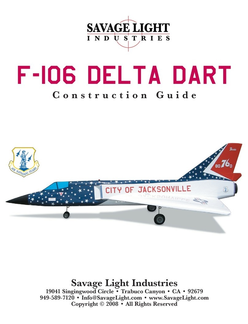 Savage Light F-106 DELTA DART Construction guide