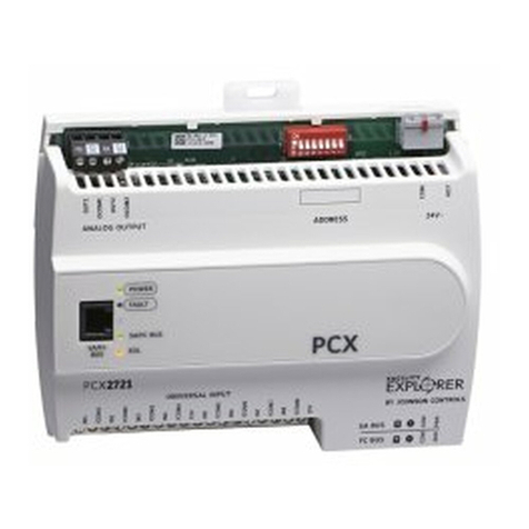 Johnson Controls FX-PCX2721 User manual Johnson Controls FX-PCX2721 User manual