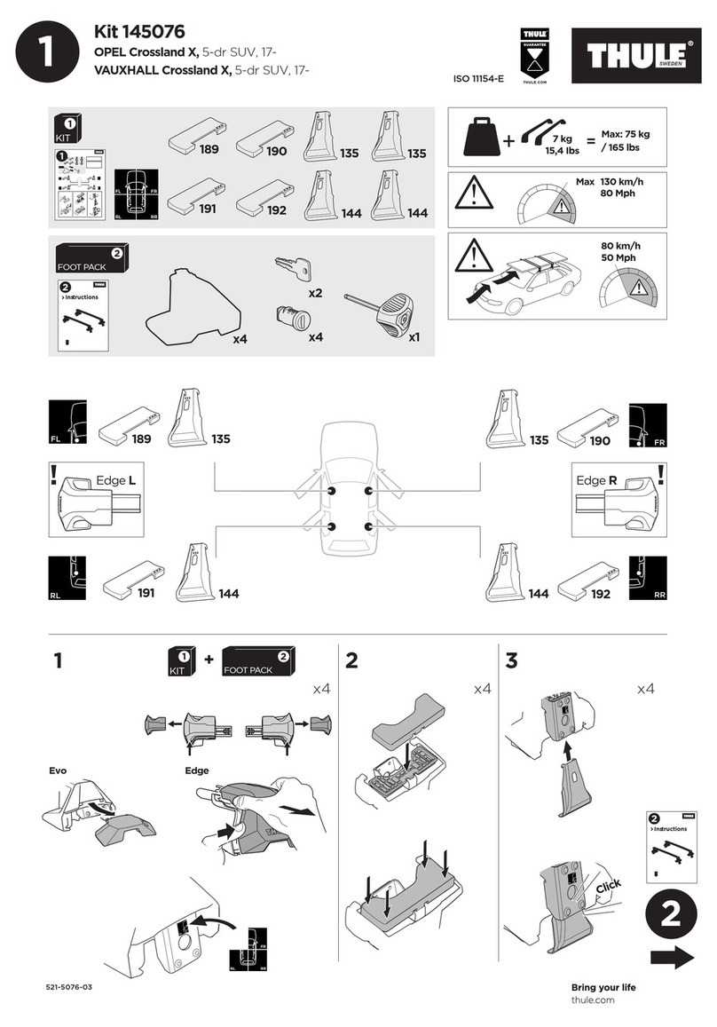 Thule 145076 manual