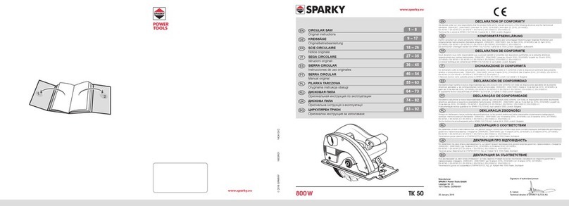 Sparky Group TK 50 User manual Sparky Group TK 50 User manual