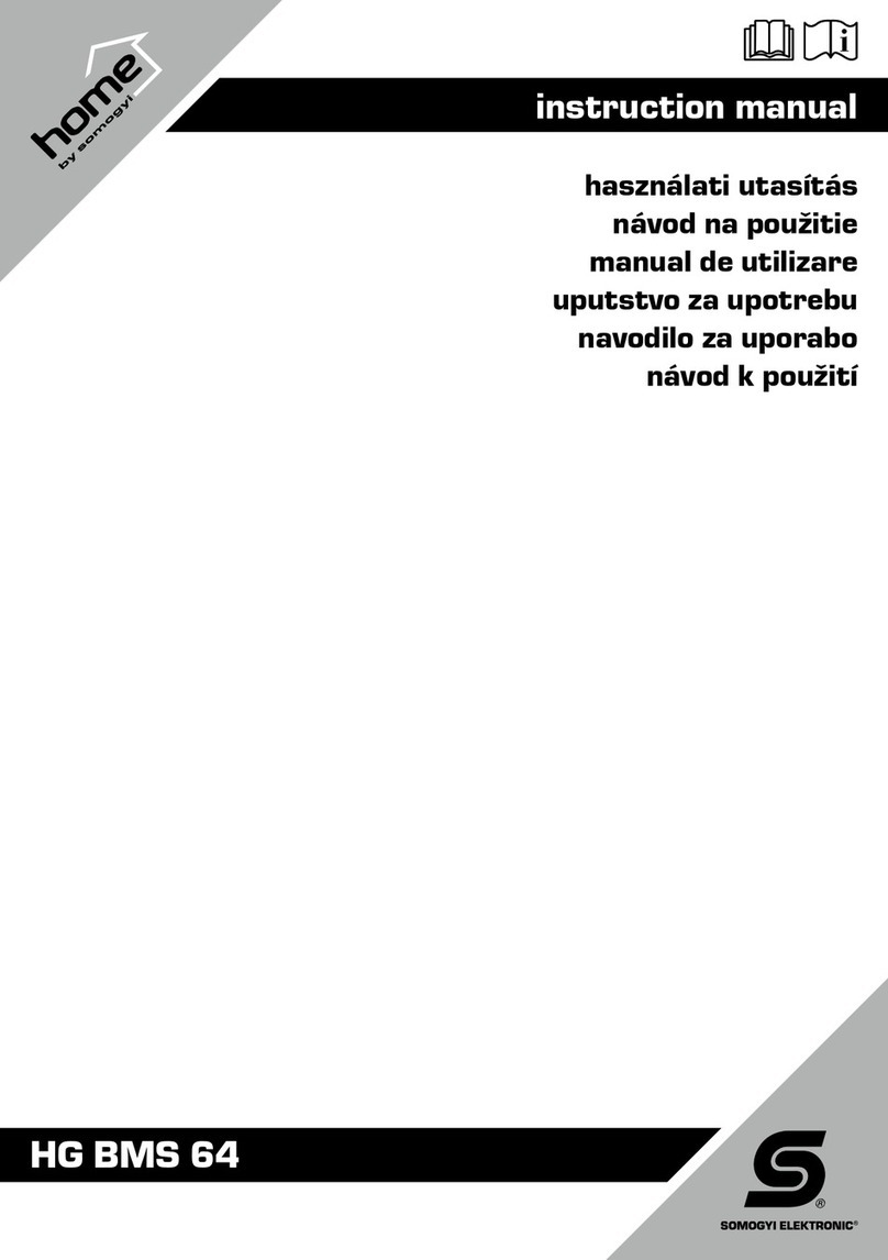 Somogyi Home HG BMS 64 User manual