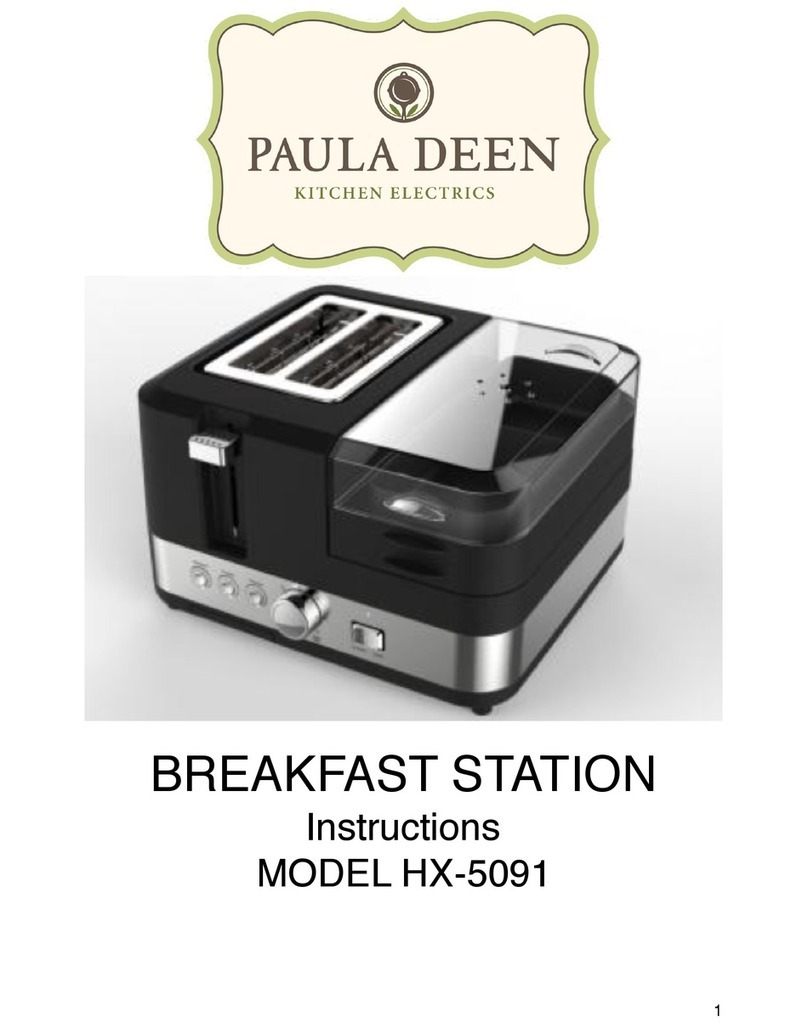Paula Deen HX-5091 instructions