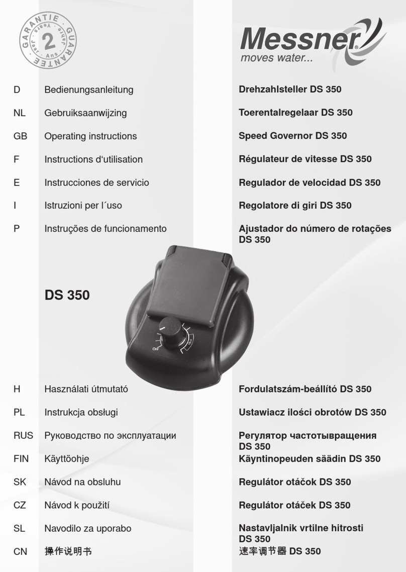 Messner DS 350 User manual