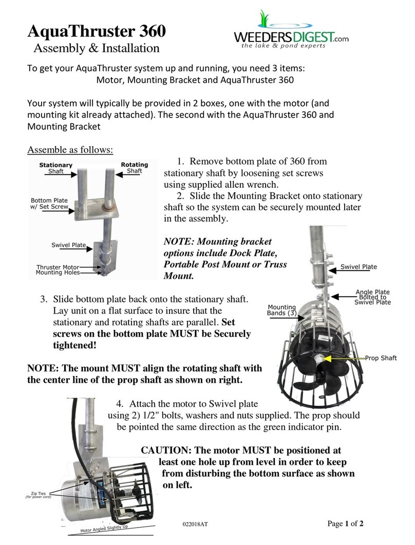Weeders Digest AquaThruster 360 Assembly & installation
