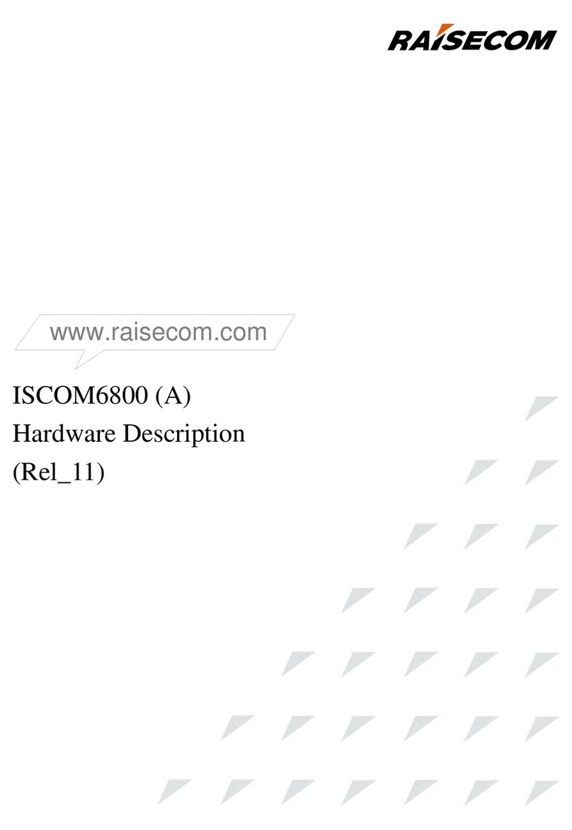 Raisecom ISCOM6800 Guide
