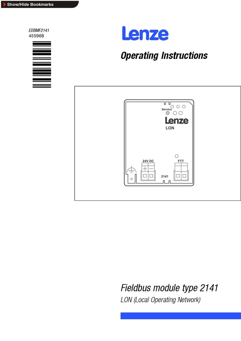 Lenze 2141 User manual