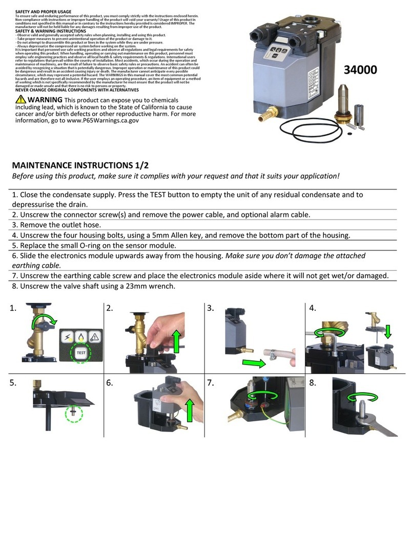Jorc 34000 Maintenance instructions