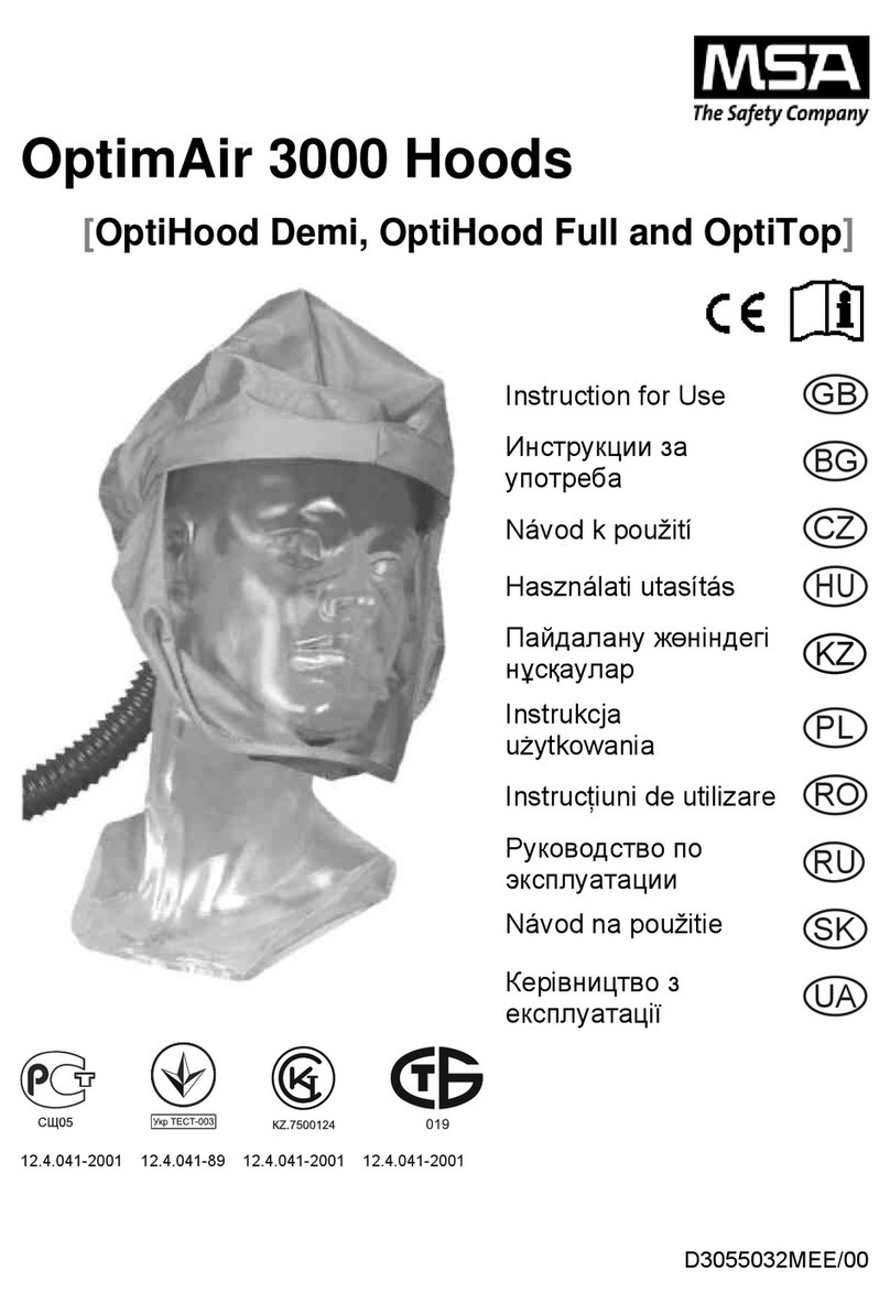 MSA OptimAir 3000 Instructions for use