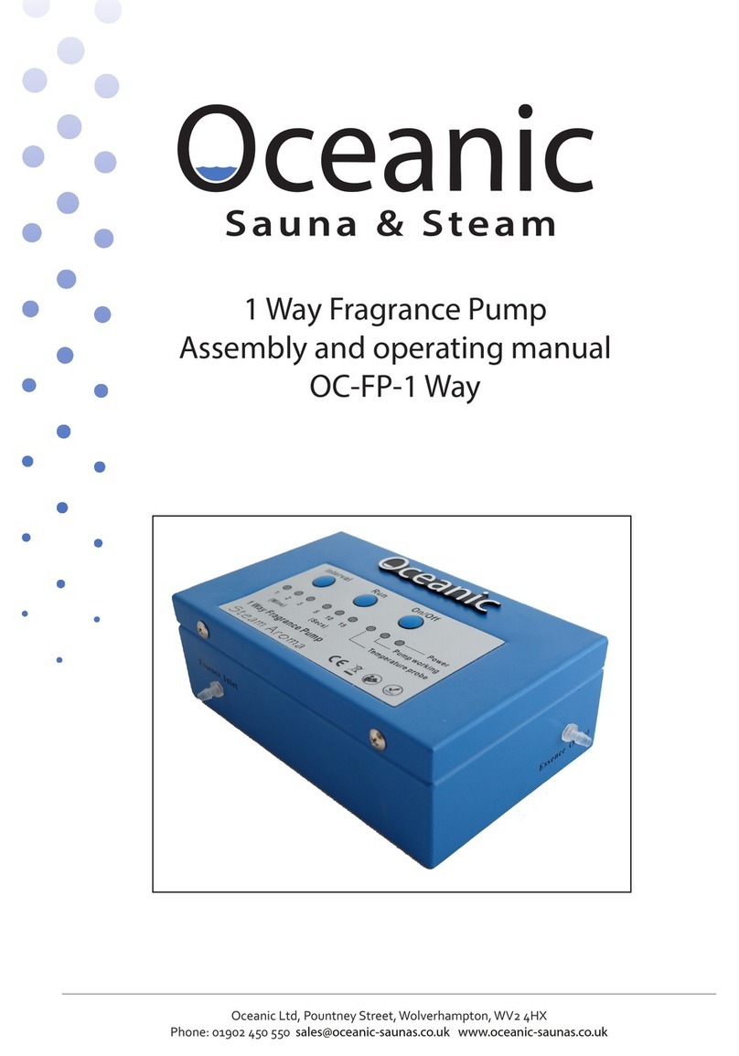 Oceanic OC-FP-1 Way Assembly and operating manual