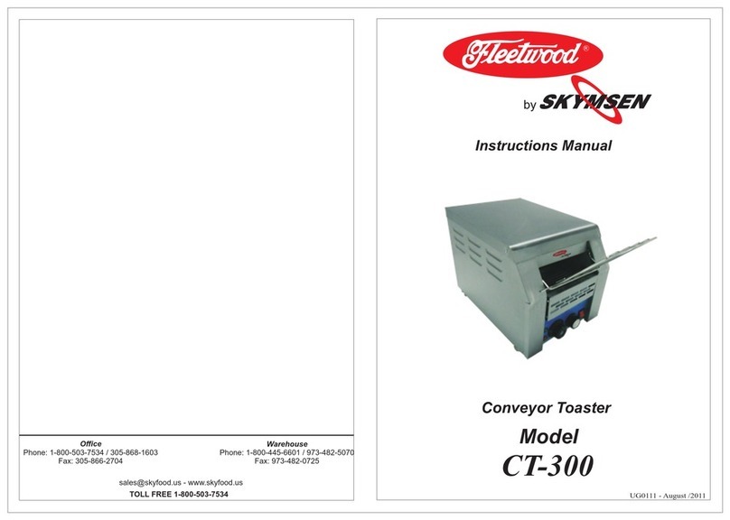 Skymsen Fleetwood CT-300 instruction manual