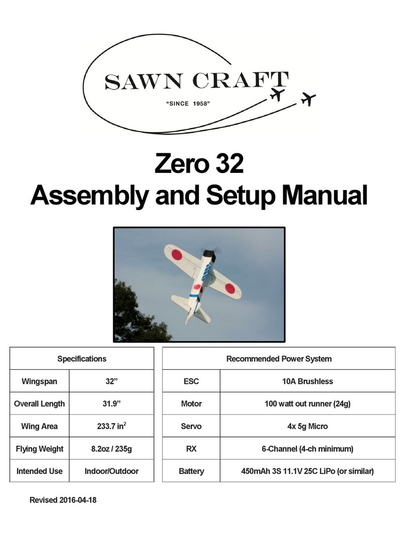 Sawn Craft Zero 32 Assembly and setup manual Sawn Craft Zero 32 Assembly and setup manual