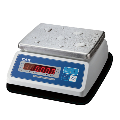 CAS WEIGHING SOLUTION SWII PLUS Series User manual