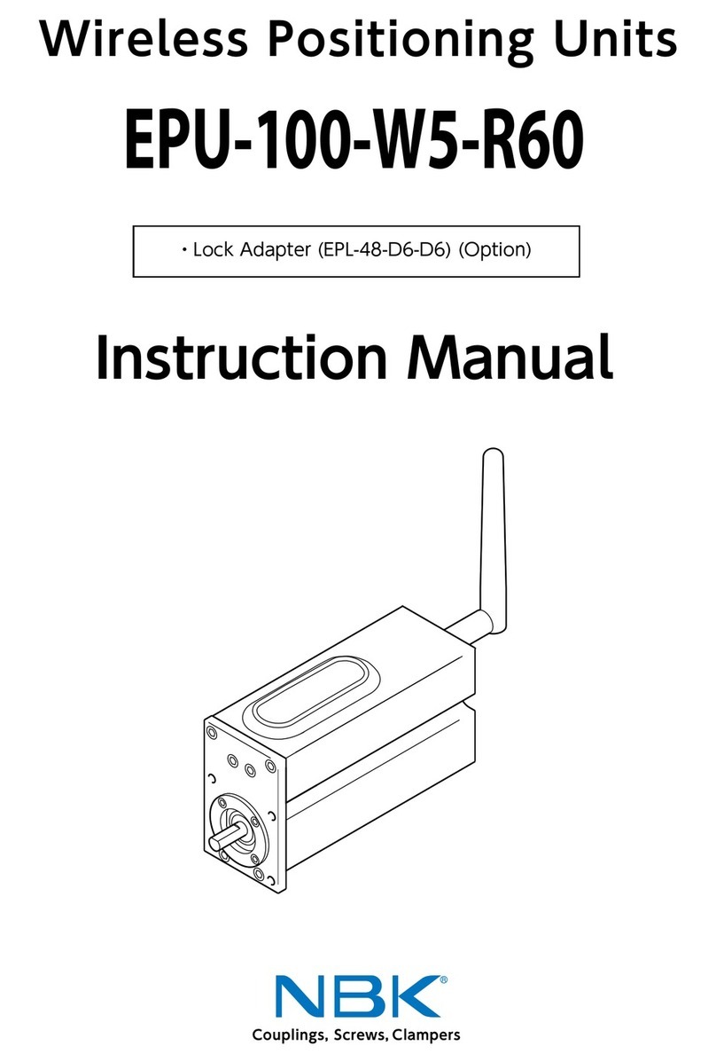 NBK EPU-100-W5-R60 instruction manual