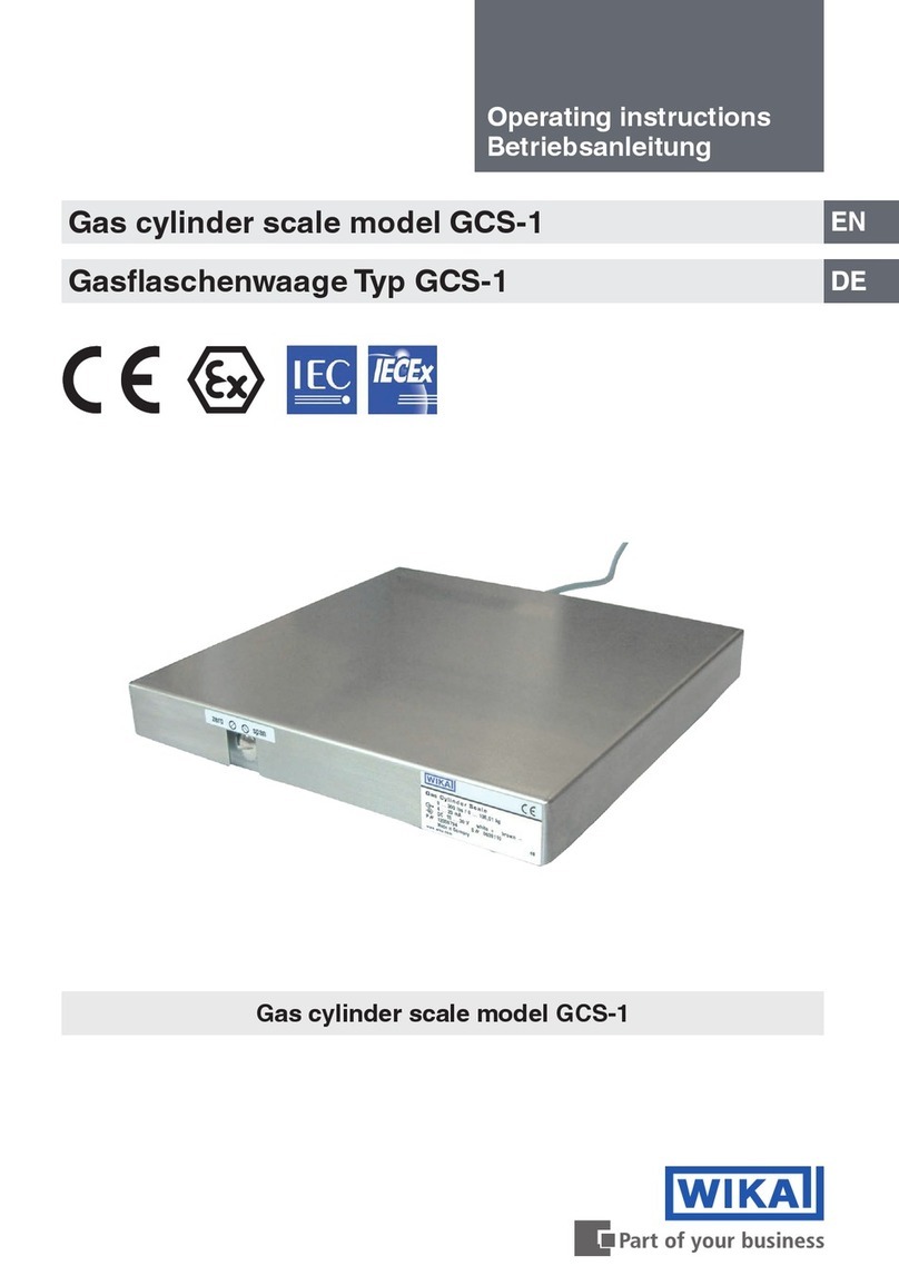 WIKA GCS-1 operating instructions